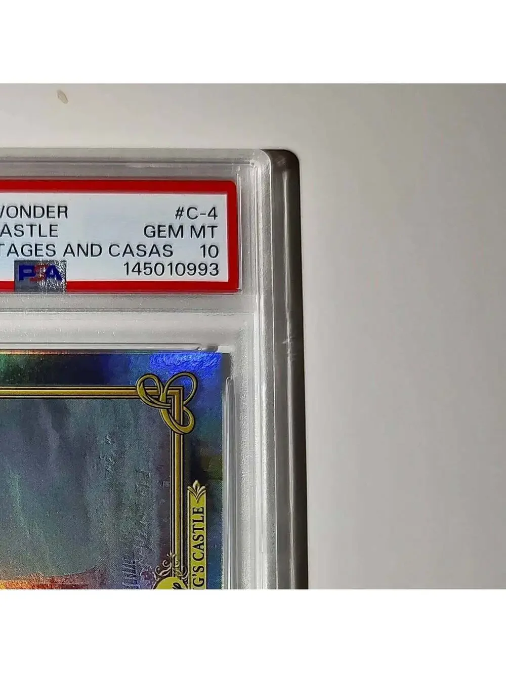 Prince Charming's Castle 2025 Topps Disney #C-4 Card Cinderella PSA 10